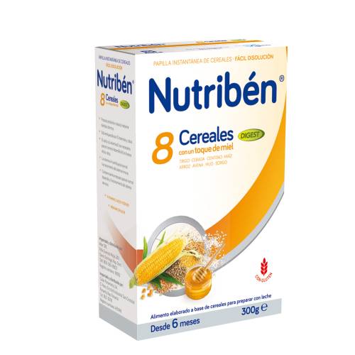 Nutriben 8 Cereales y miel Digest 300gr