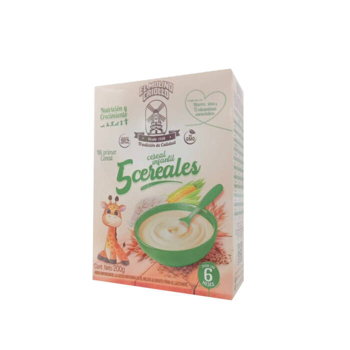 5 CEREALES - CEREAL INFANTIL EL MOLINO CRIOLLO 200g