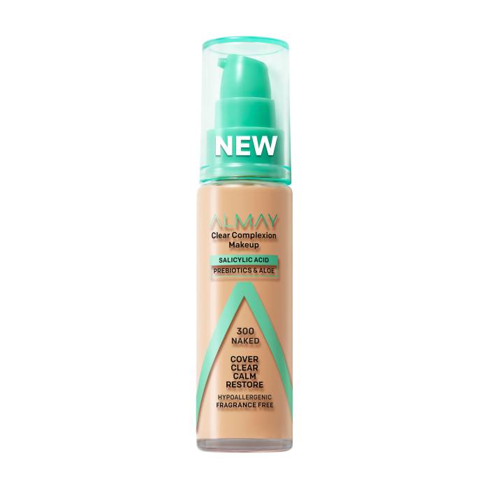 ALMAY CLEAR COMPLEXION CON PREBIÓTICO Y ALOE NAKED