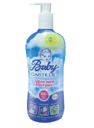 BABY CASTILLE JABÓN PARA BIBERONES 24/410 ml - H.Tzanetatos