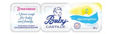 BABY CASTILLE JABÓN PARA BIBERONES 24/410 ml - H.Tzanetatos