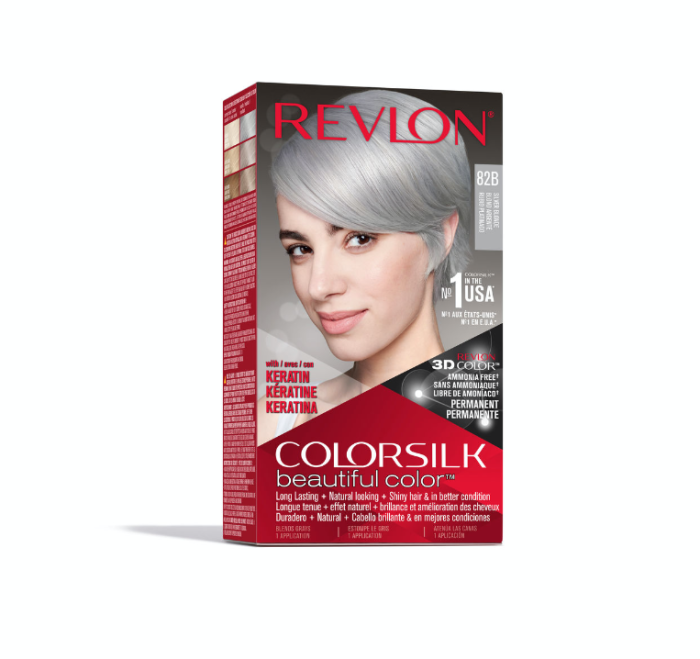REVLON #82B COLORSILK SILVER BLOND / RUBIO PLATEADO