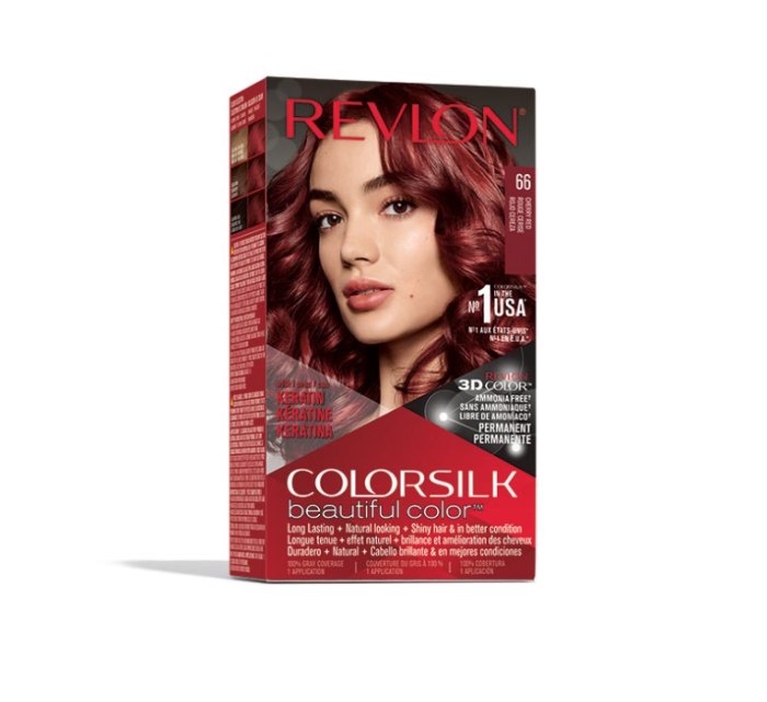 REVLON #66 COLORSILK CHERRY RED / ROJO CHERRY