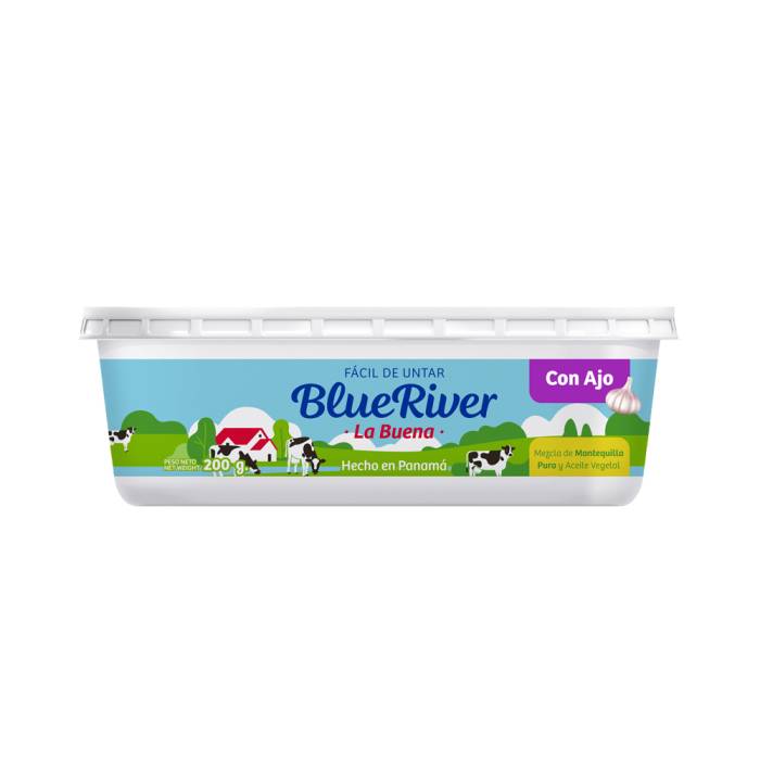 MANTEQUILLA BLUE RIVER CON AJO | 48/200G