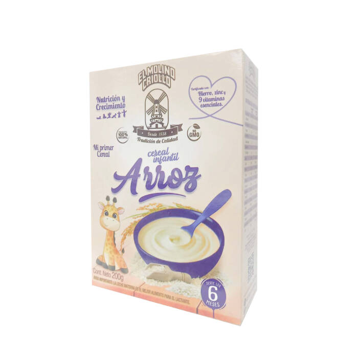 ARROZ - CEREAL INFANTIL EL MOLINO CRIOLLO 200g