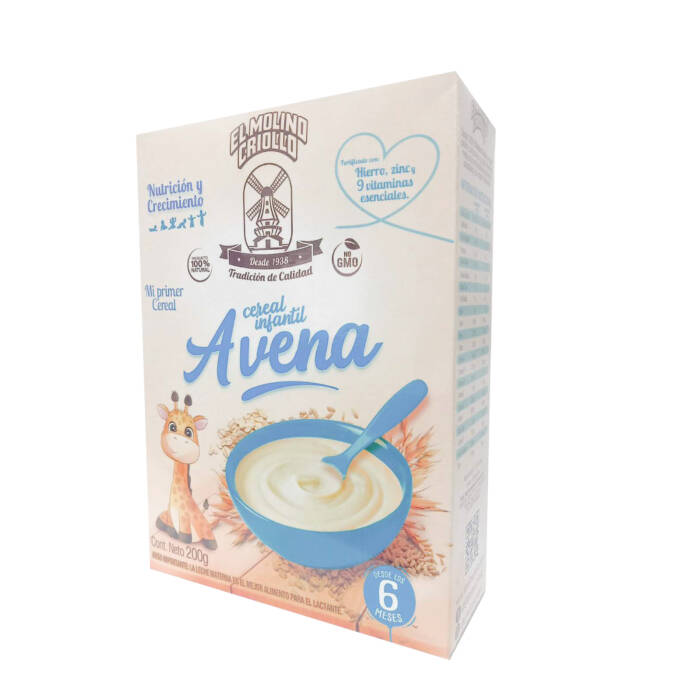AVENA - CEREAL INFANTIL EL MOLINO CRIOLLO 200g