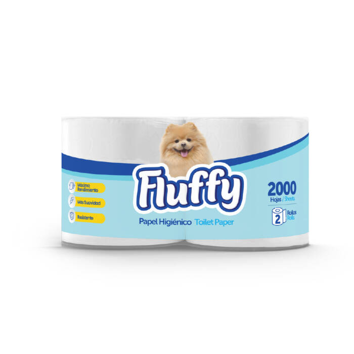 Papel Higiénico Fluffy 2 Rollos