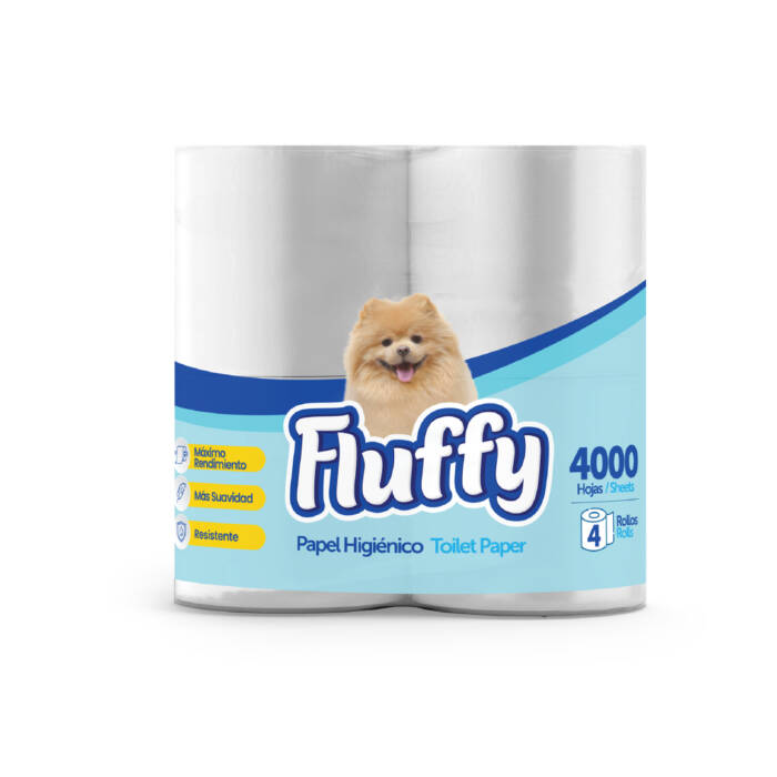 Papel Higiénico Fluffy 4 Rollos