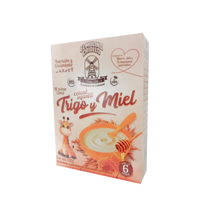 TRIGO Y MIEL - CEREAL INFANTIL EL MOLINO CRIOLLO 200g